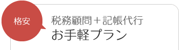 税務顧問＋記帳代行お手軽プランパック